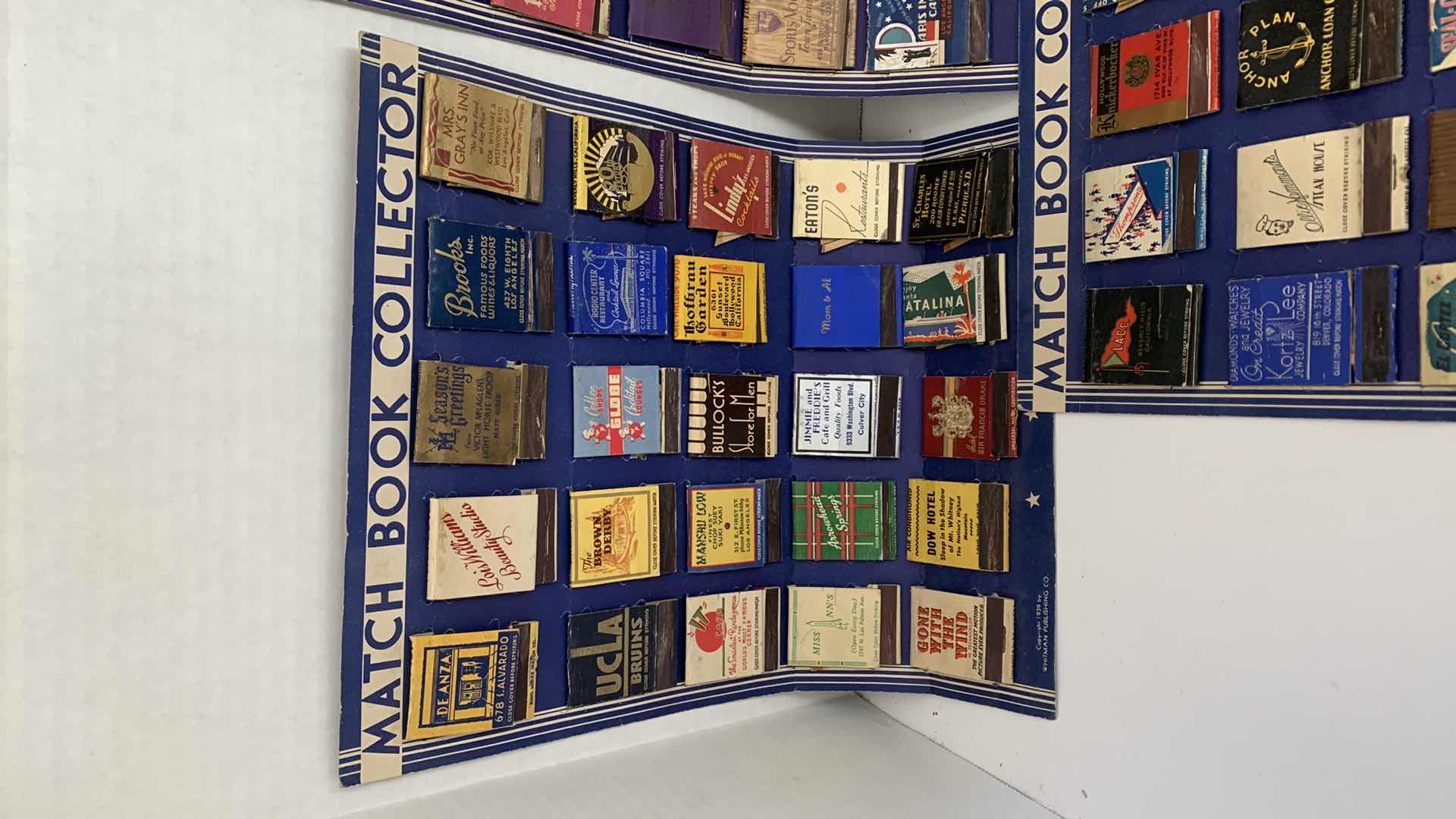Photo 2 of SET OF 3 VINTAGE MATCH BOOK COLLECTIONS