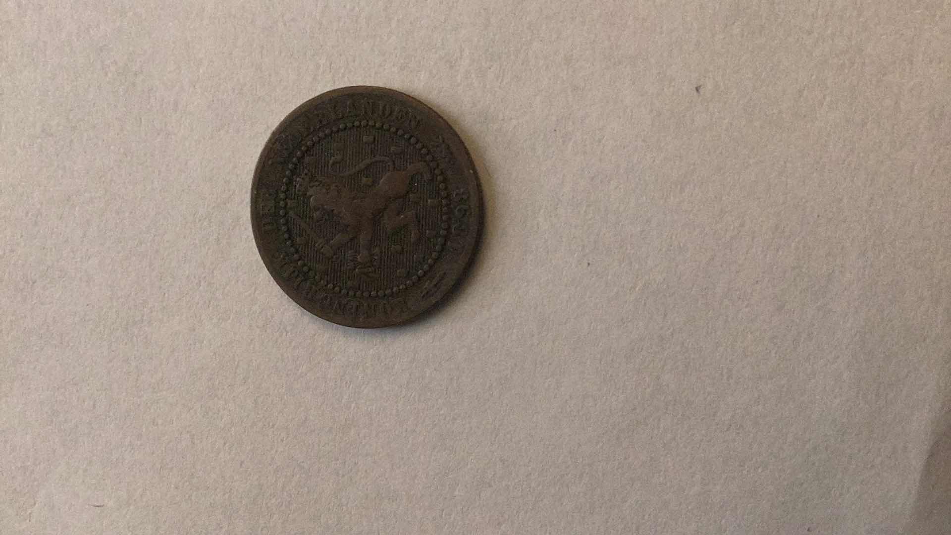 Photo 1 of NETHERLANDS 1898 CENT