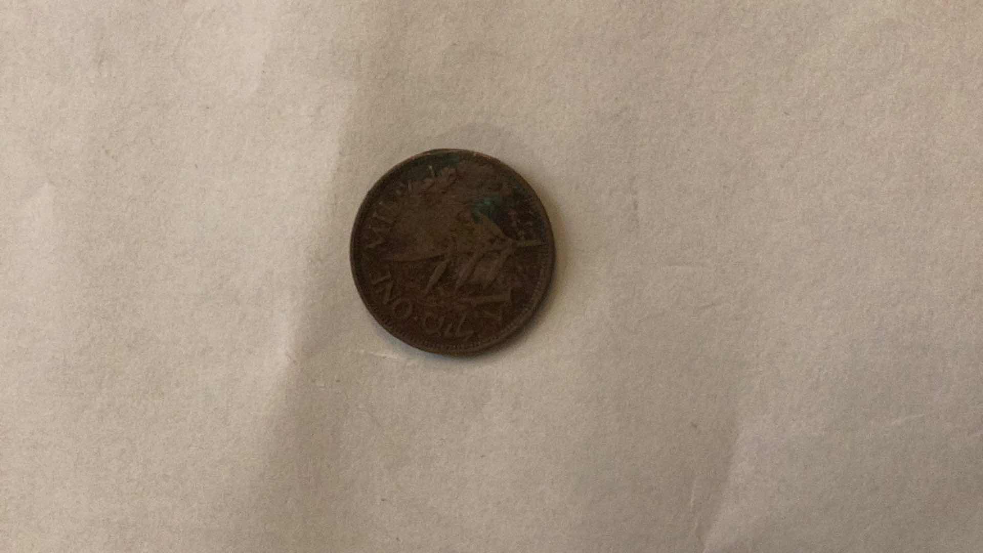 Photo 1 of PALESTINE 1935 1 MIL COIN