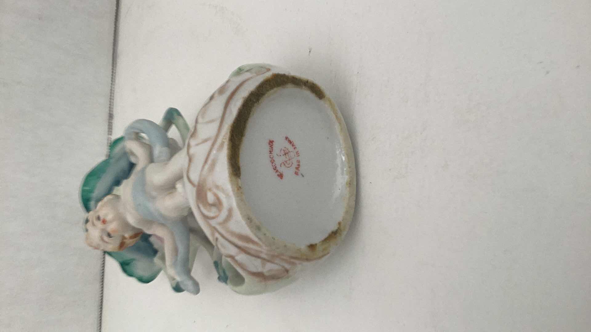 Photo 3 of VINTAGE PORCELAIN STATUE MADE IN JAPAN 6” TALL