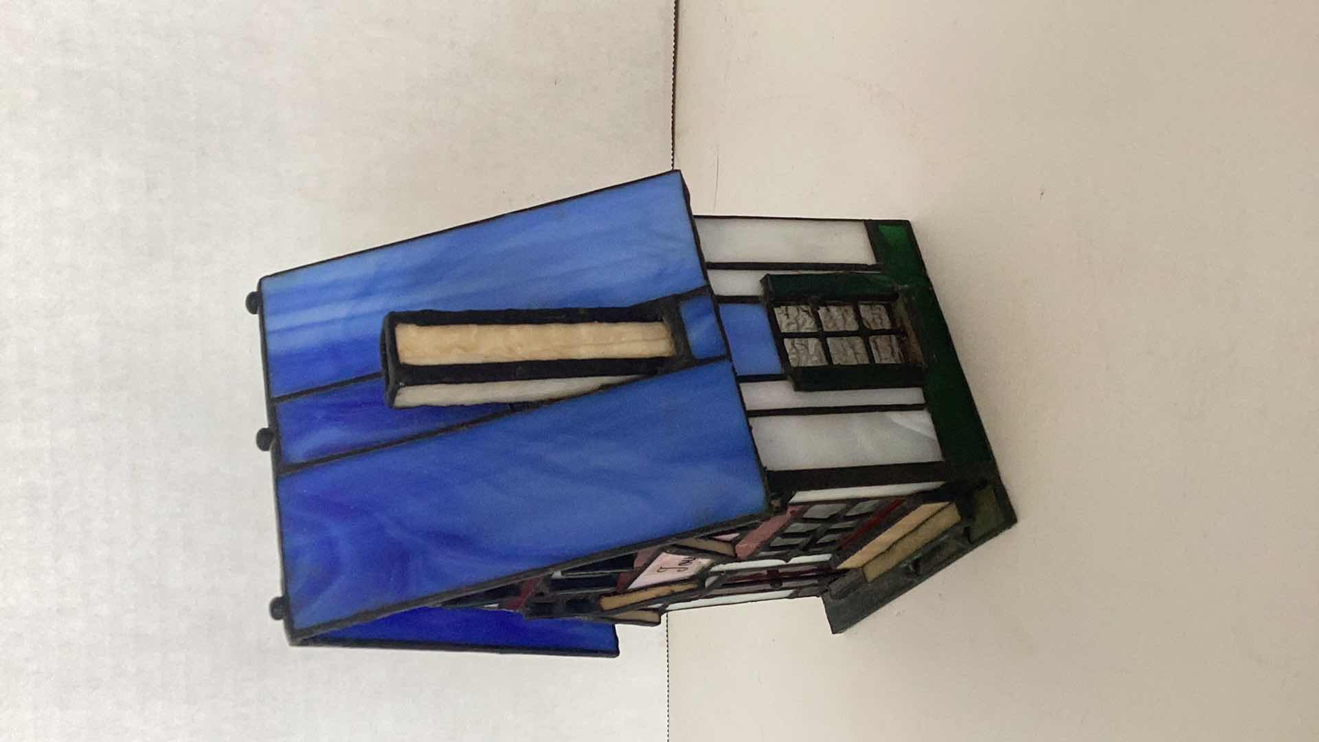 Photo 2 of STAINED GLASS HOUSE 7” TALL