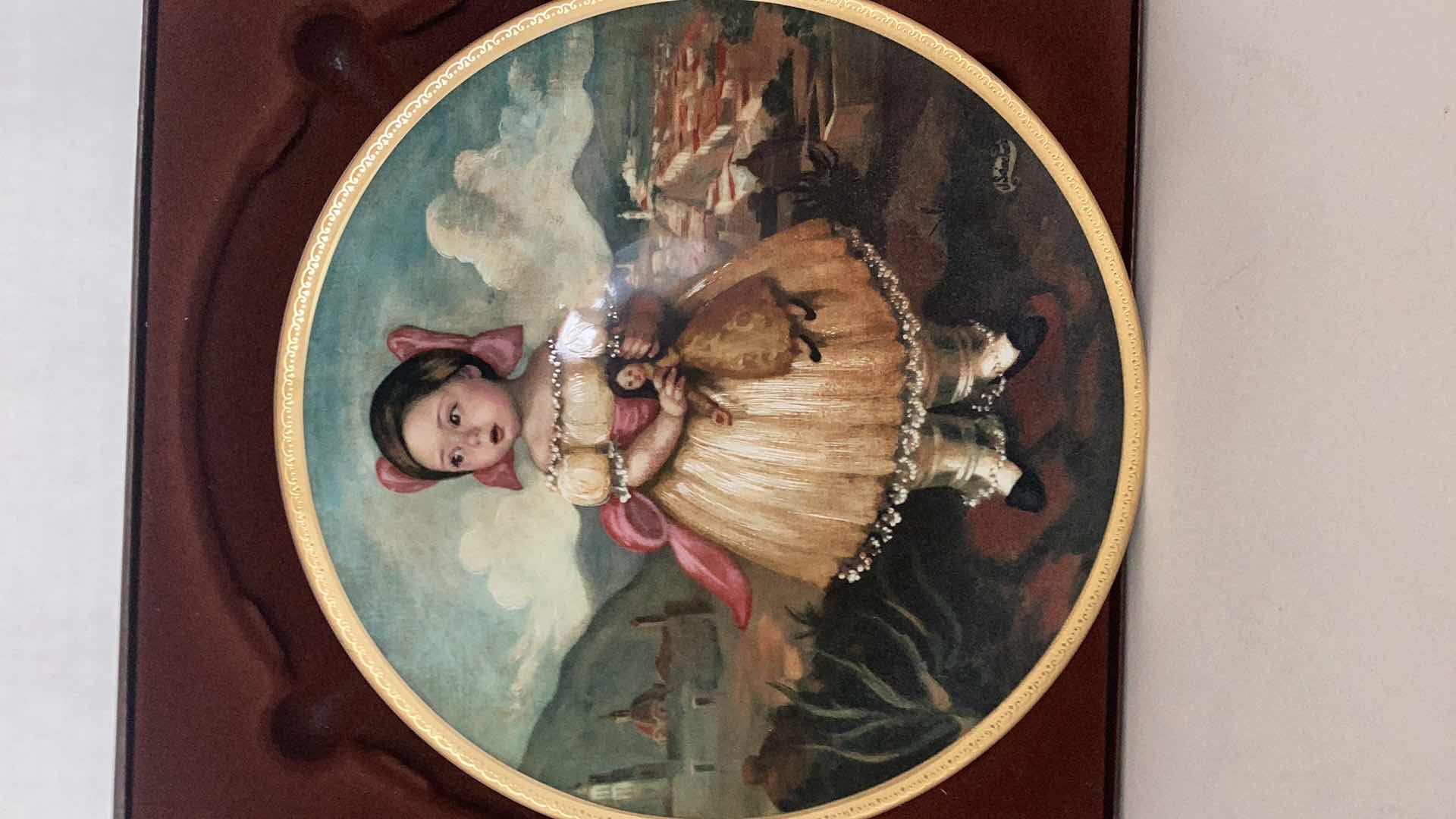 Photo 1 of COLLECTORS PICKARD PORCELAIN PLATE, CHILDREN OF MEXICO, LIMITED EDITION, NUMBERED