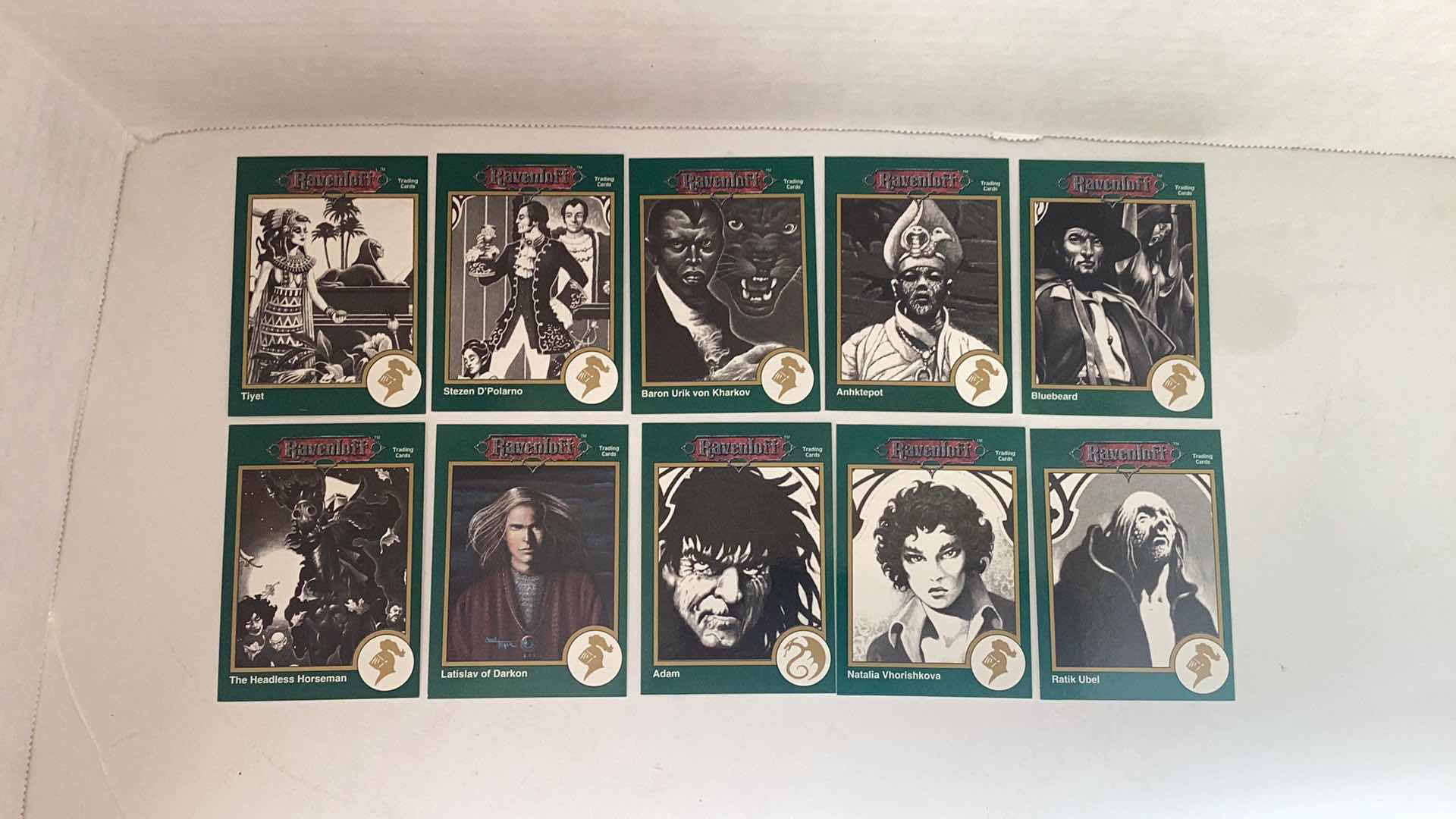 Photo 1 of SET OF 10 1993 RAVENLOFT TRADING CARDS