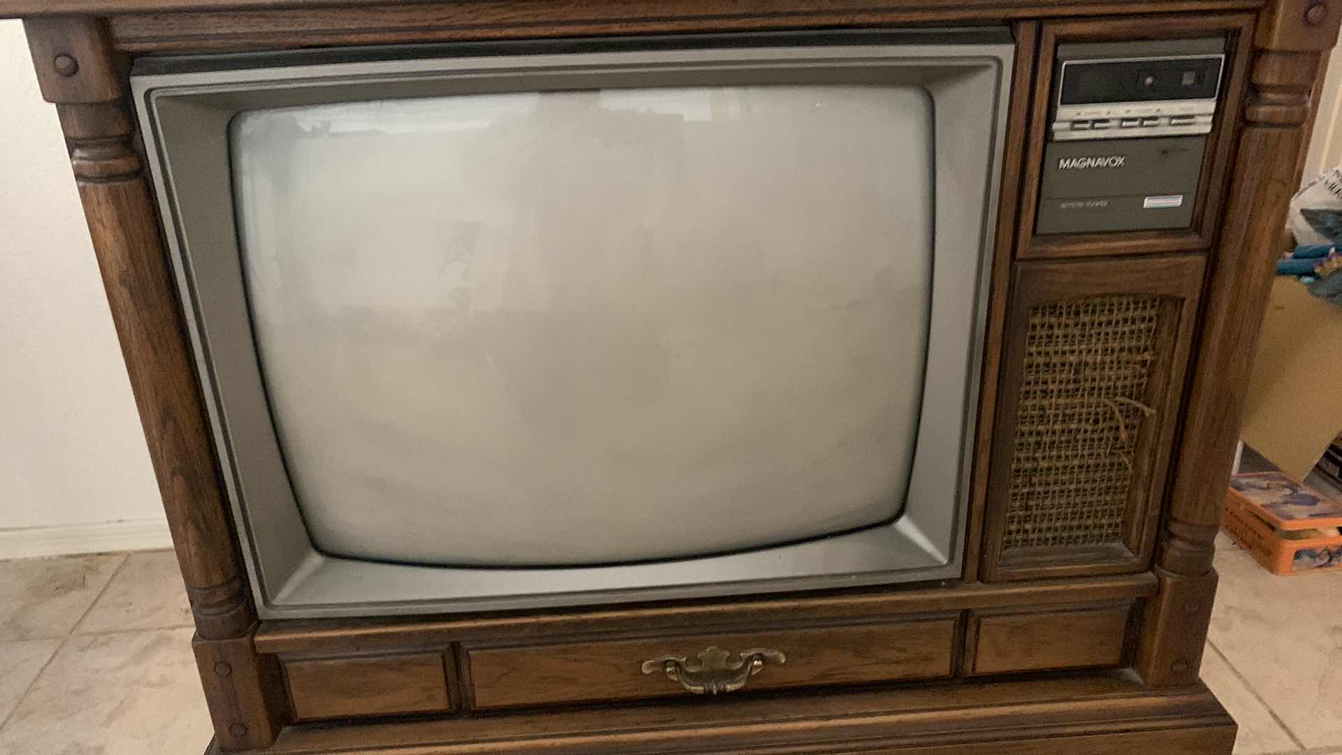 Photo 5 of VINTAGE  MAGNAVOX TELEVISION IN WOOD CABINET  37” x 19” x H30”