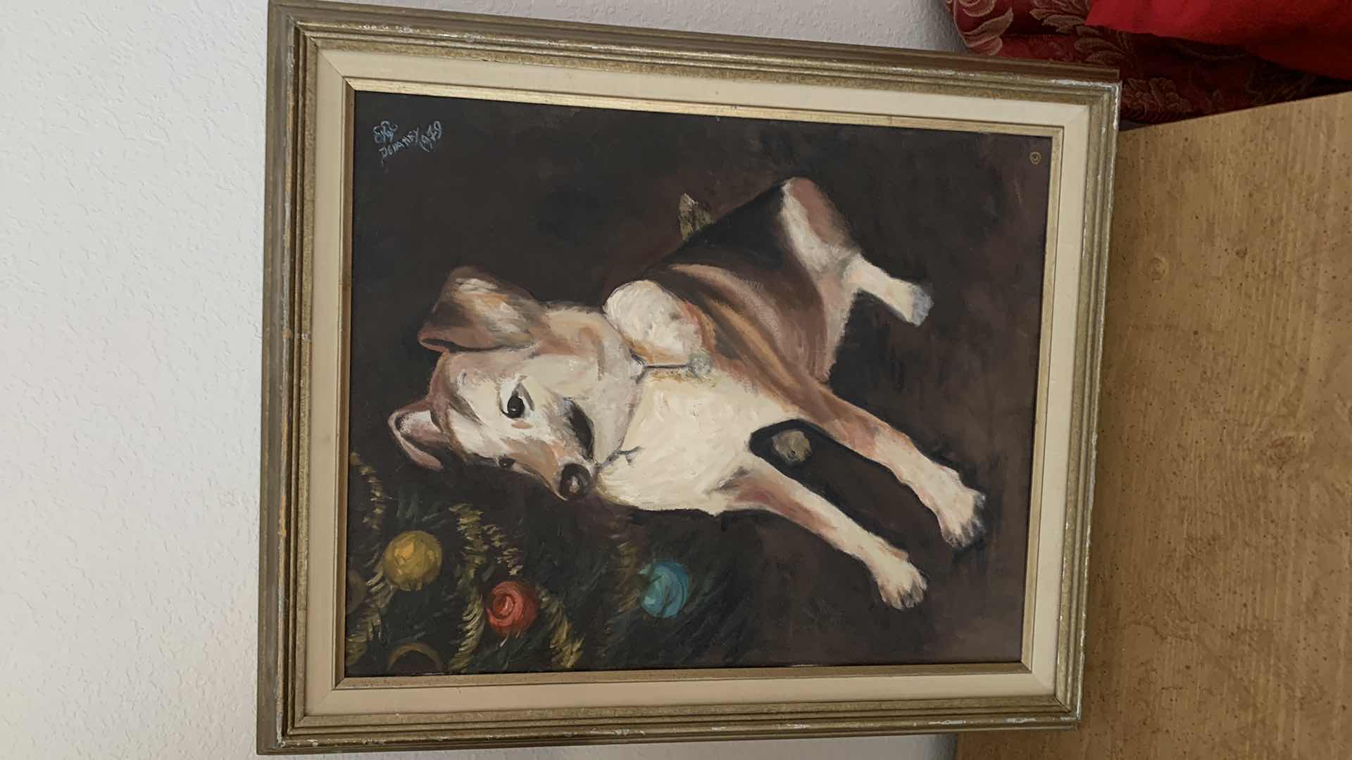 Photo 5 of ARTWORK, SIGNED PAINTING DOG
