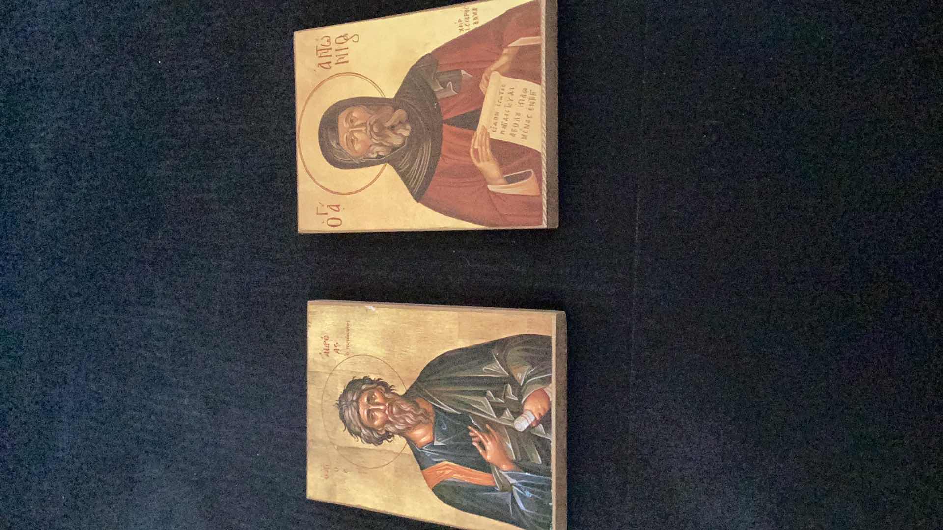 Photo 1 of SAINT ANDREW AND ST. ANTHONY 4” X 6” ICONS