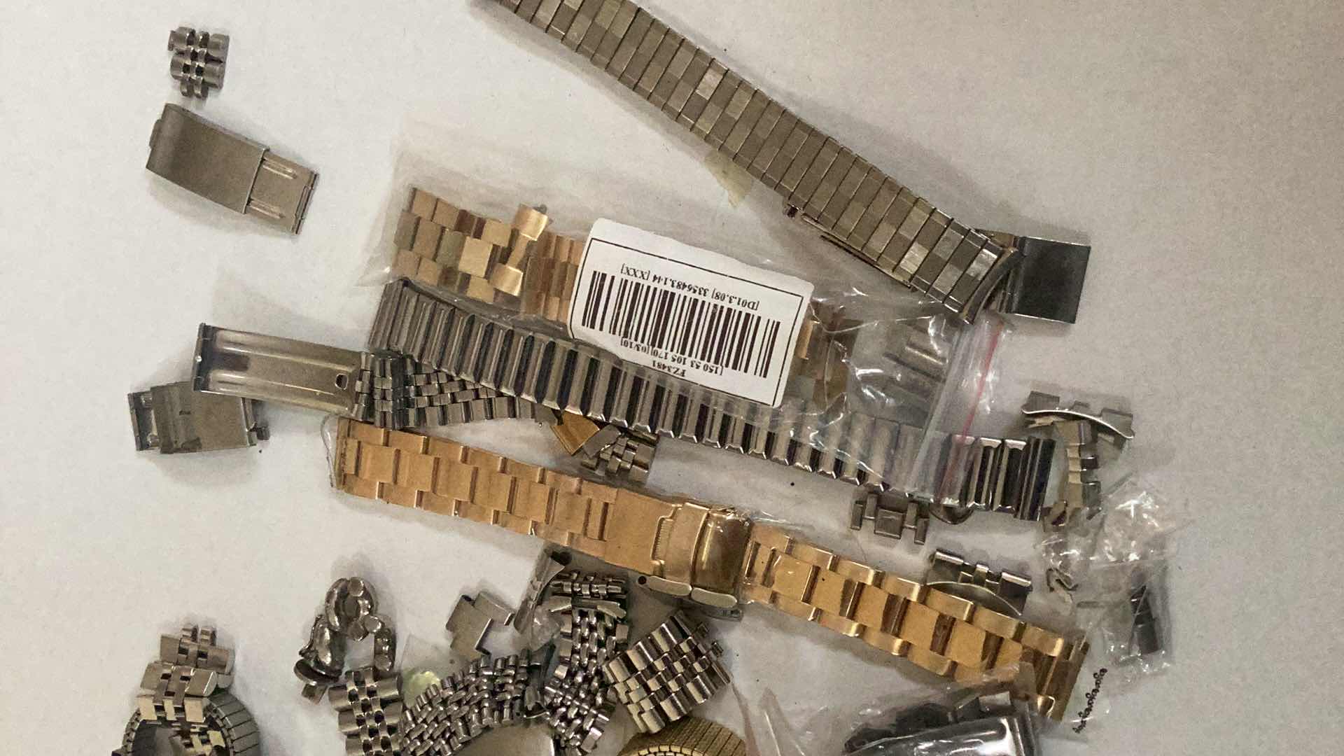 Photo 2 of LOT OF VARIOUS WATCH BANDS AND PARTS