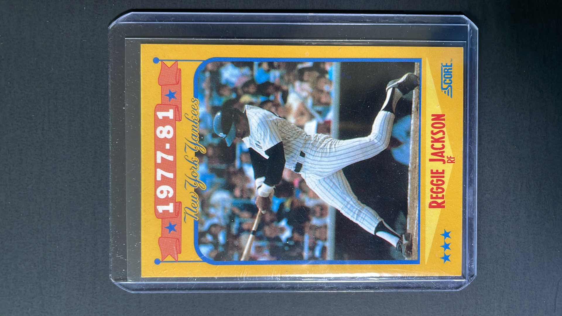 Photo 1 of 1988 SCORE REGGIE JACKSON 502 OF 660