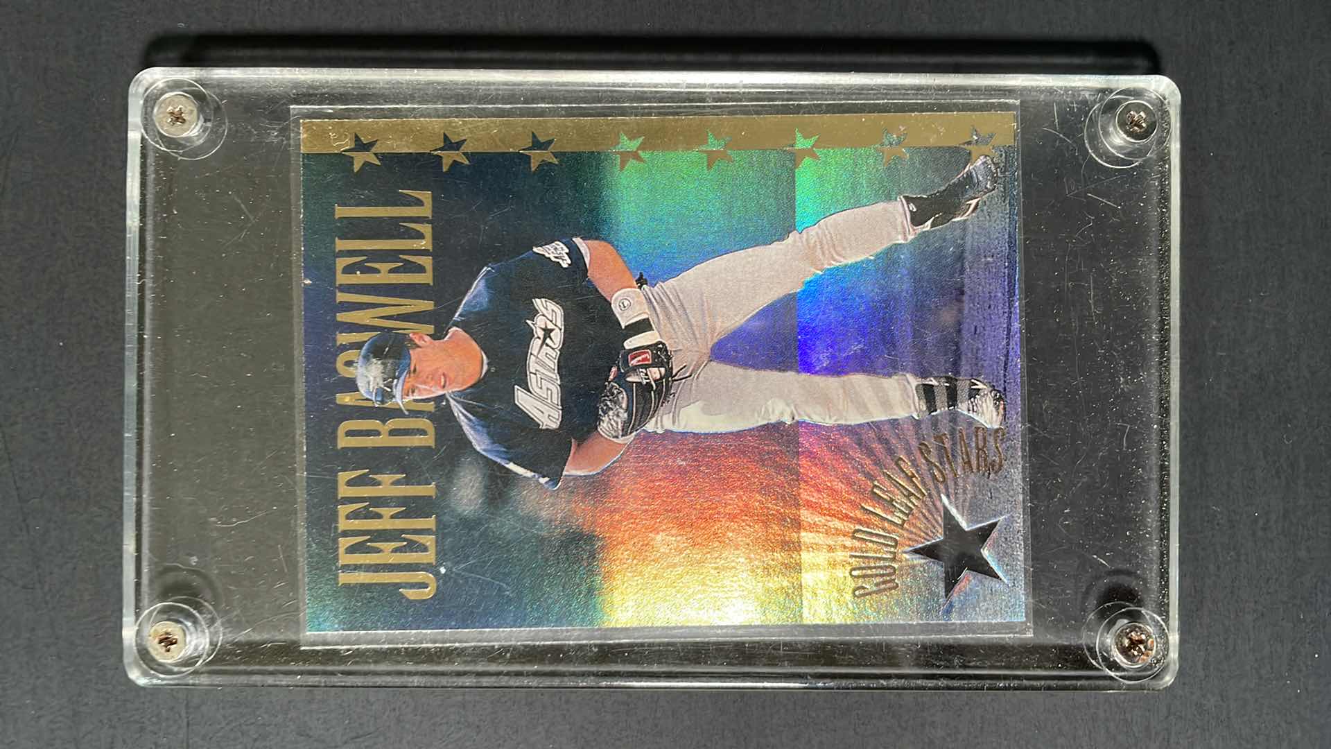 Photo 1 of 1995 DUNRUSS JEFF BAGWELL 7168 OF 10000 GOLD LEAF STARS