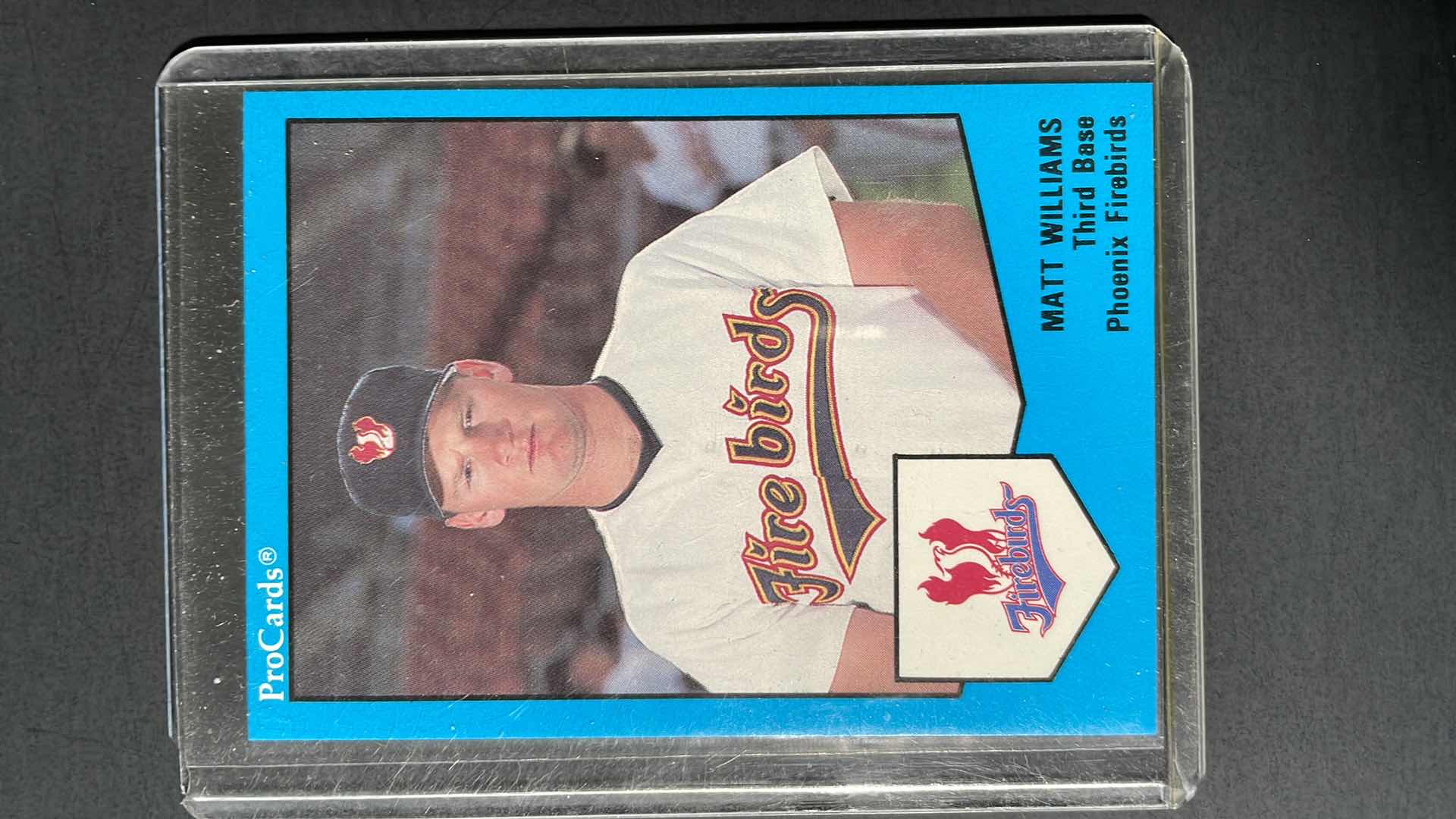 Photo 1 of 1989 PROCARDS MATT WILLIAMS MINOR LEAGUE ROOKIE CARD