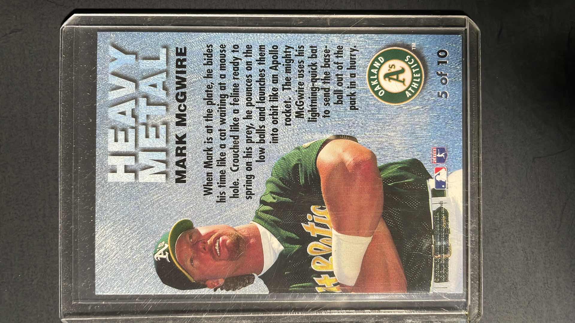 Photo 2 of 1996 FLEER MARK MCGWIRE 5 of 10