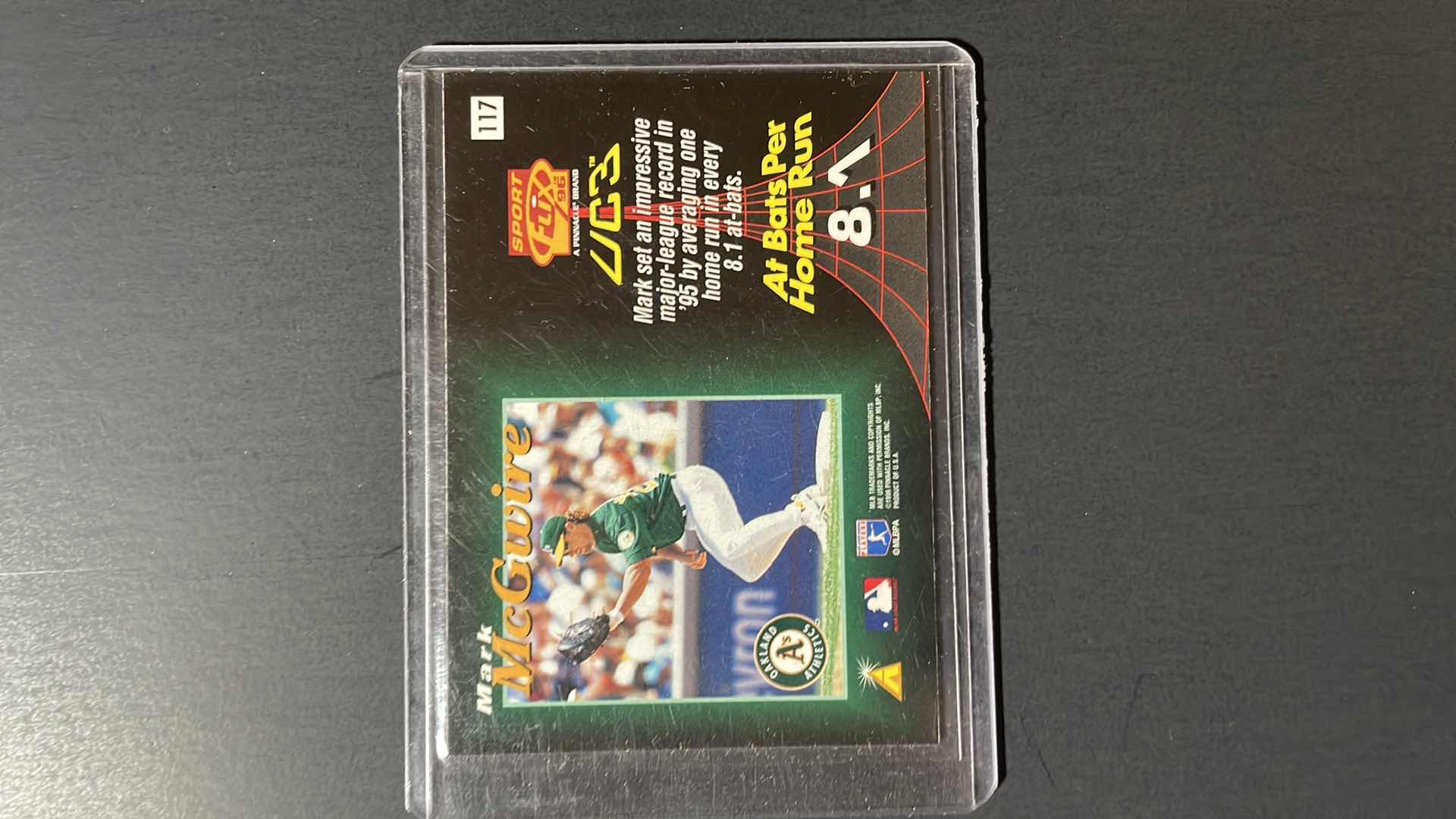 Photo 2 of 1996 PINNACLE MARK MCGWIRE