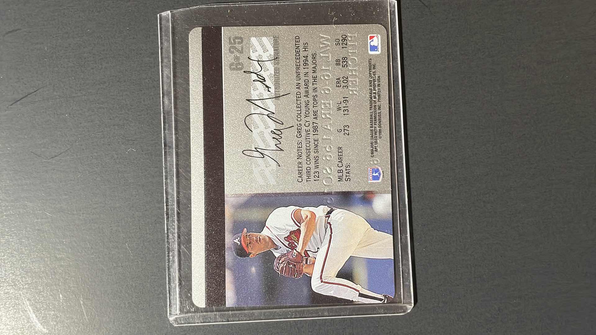 Photo 2 of 1995 DUNROSS GREG MADDUX STUDIO PLATINUM