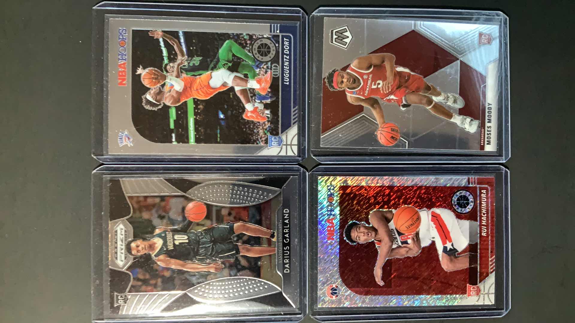 Photo 1 of ROOKIE SET PANINI DARIUS GARLAND, LUGUENTZ DORT, RUI HACHIMURA, MOSES MOODY