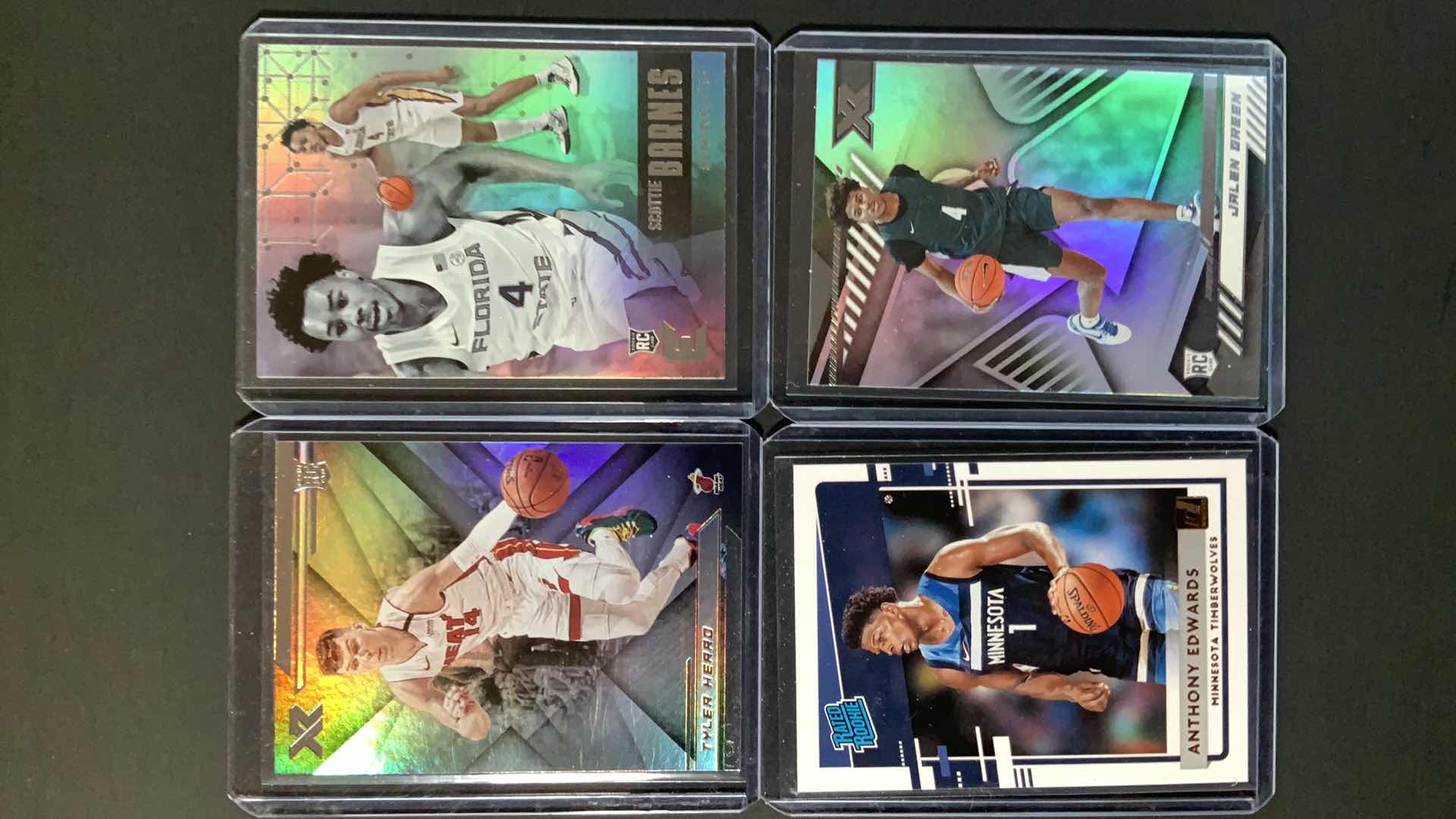 Photo 1 of ROOKIE SET PANINI TYLER HERRO, SCOTTIE BARNES, ANTHONY EDWARDS, JALEN GREEN