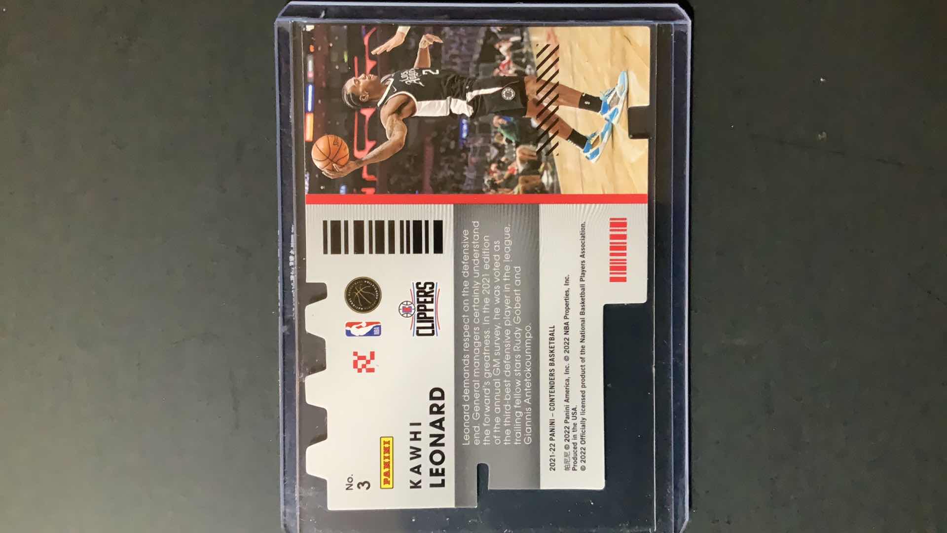 Photo 2 of 2022 PANINI KAWHI LEONARD