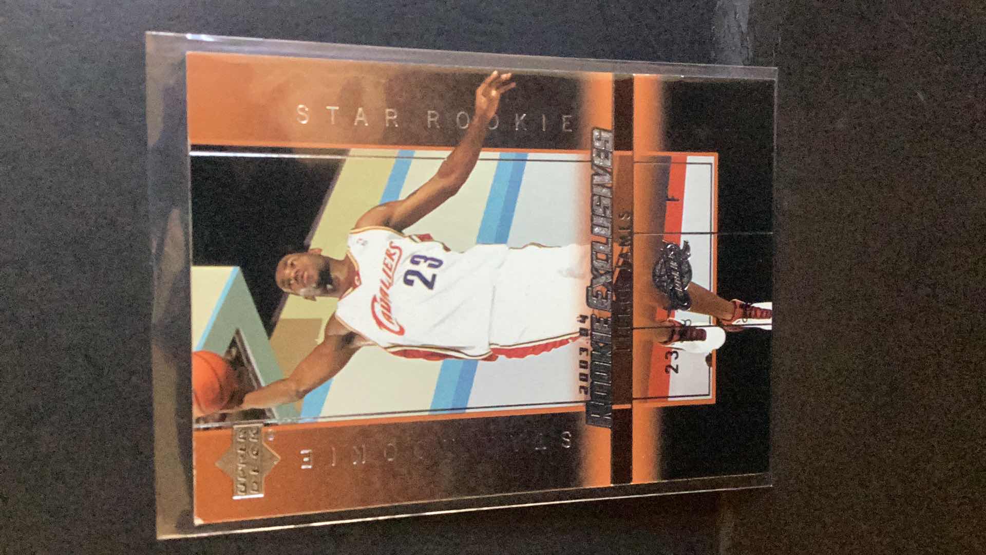 Photo 1 of 2003 LEBRON JAMES UPPER DECK ROOKIE EXCLUSIVES CARD #1