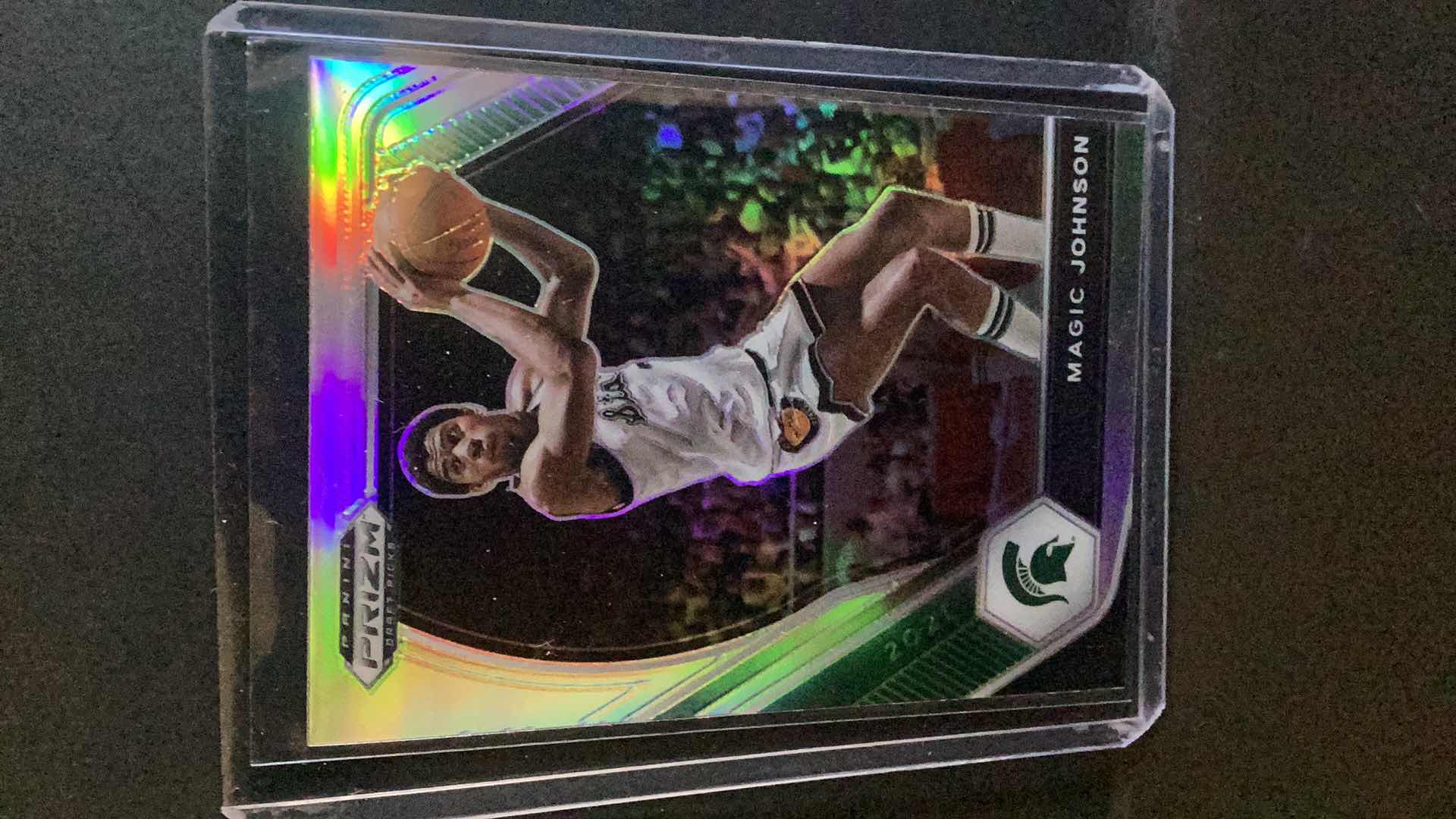 Photo 1 of 2021 MAGIC JOHNSON PRIZM SILVER PRIZM DRAFT PICKS CARD #86