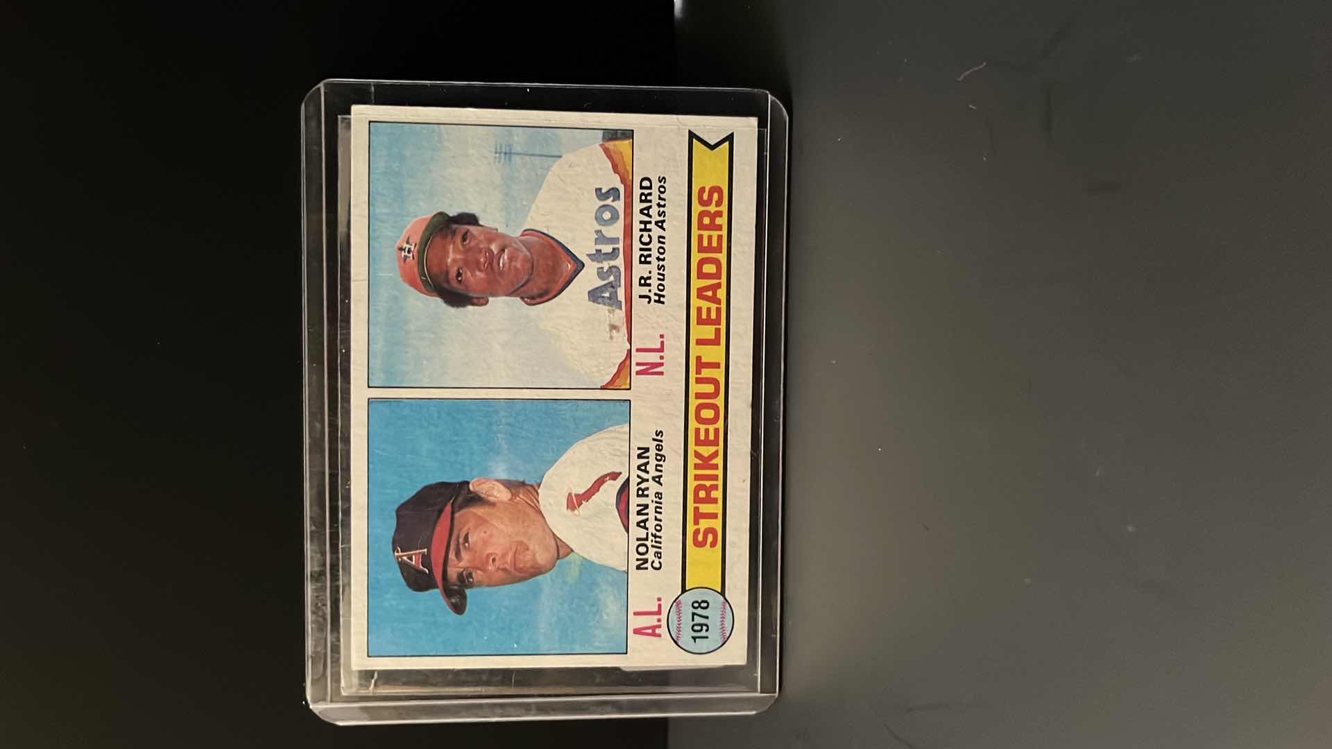 Photo 1 of 1978  NOLAN RYAN & J.R. RICHARDSTRIKEOUT LEADERS CARD #6