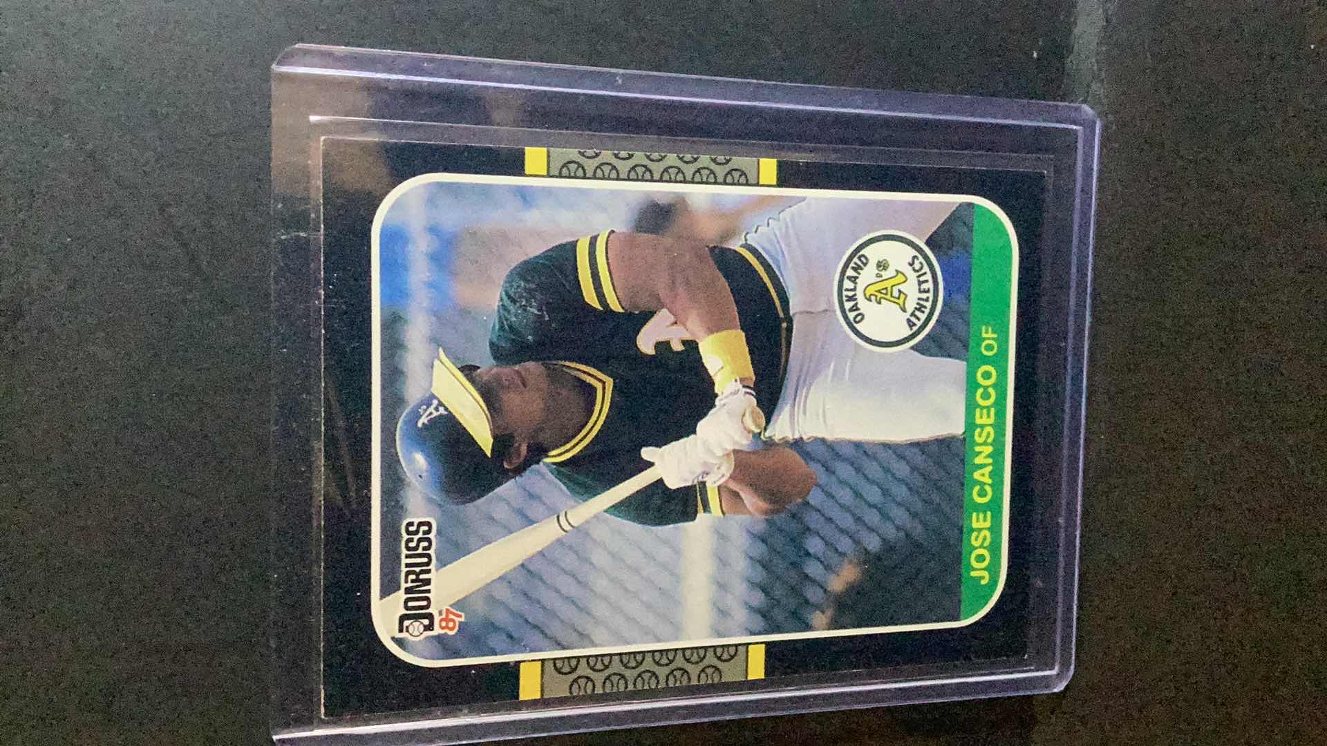 Photo 1 of 1987 JOSE CANSECO DONRUSS LEAF #97