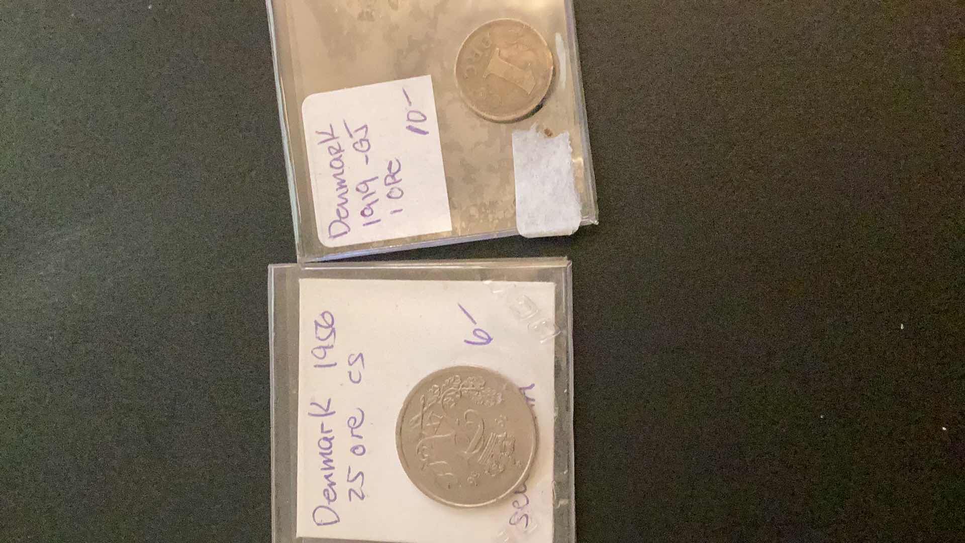Photo 1 of 1919 AND 1956 DENMARK ORE COINS