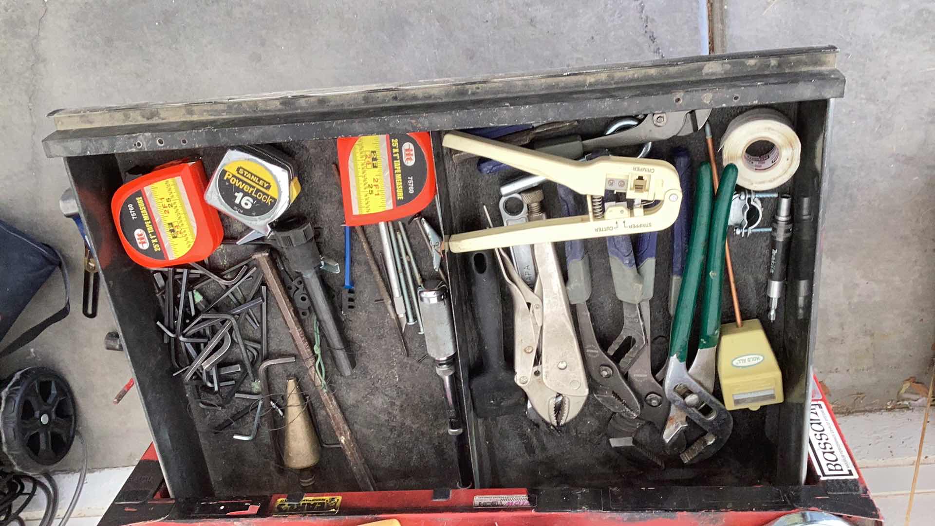 Photo 1 of CONTENTS OF DRAWER, MULTIPLE TOOLS