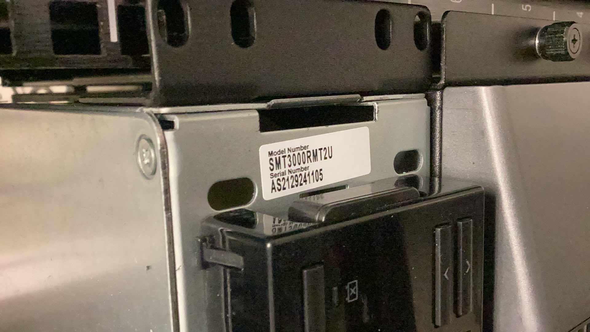 Photo 3 of APC UPS MODEL SWT3000RMT2U ONLY (BUYER TO DISASSEMBLE & REMOVE FROM 2ND STORY OFFICE BUILDING W ELEVATOR)