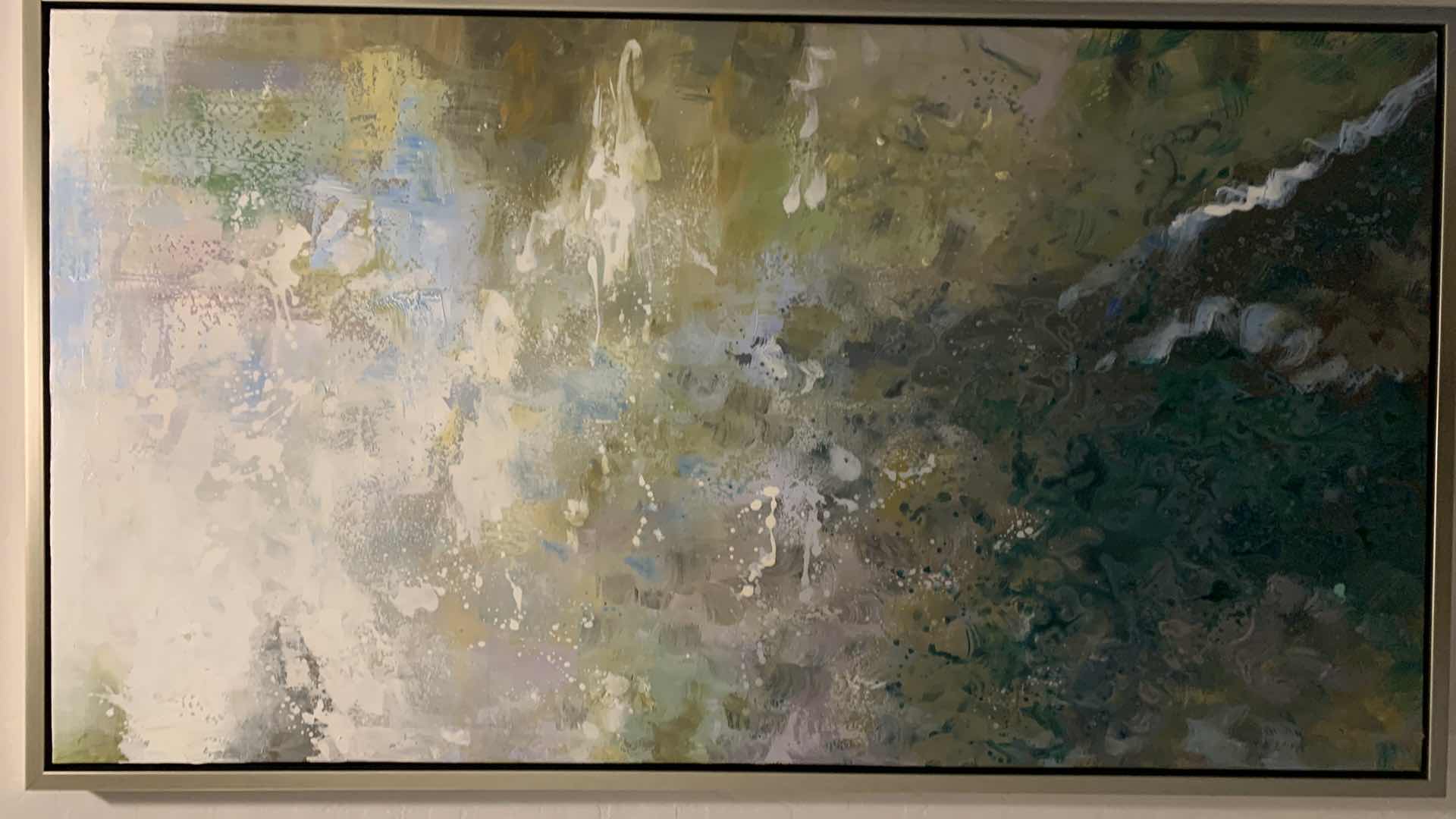 Photo 2 of FRAMED ABSTRACT ARTWORK, 28” x 50”