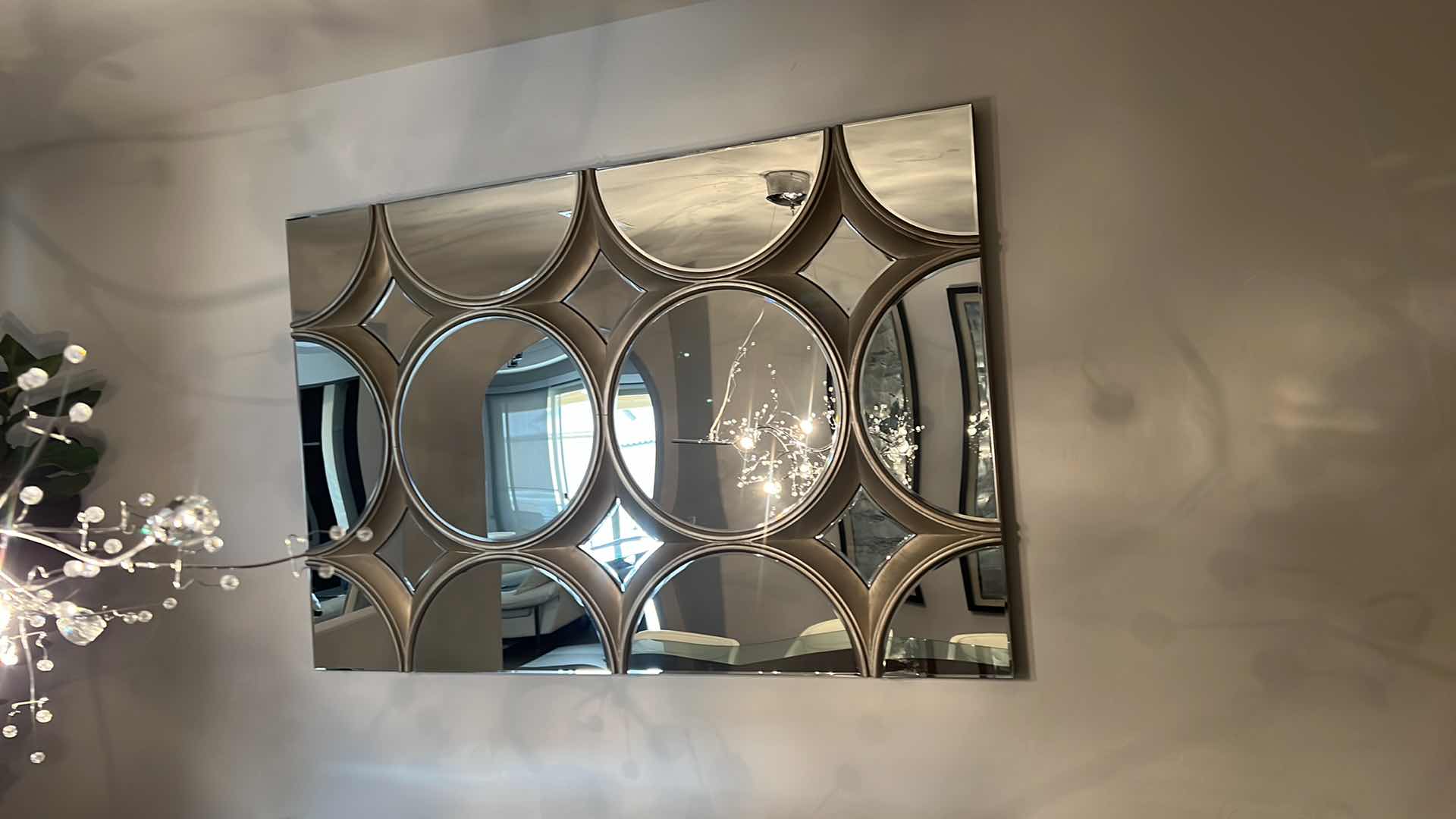 Photo 3 of DESIGNER 3D ABSTRACT HIGH-END WALL MIRROR 70” x 47”