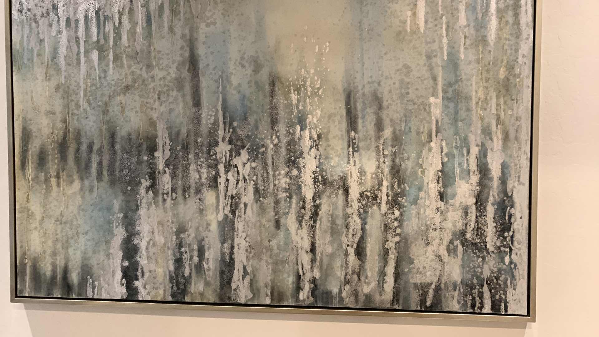 Photo 2 of FRAMED ABSTRACT ARTWORK, 62” x 42”