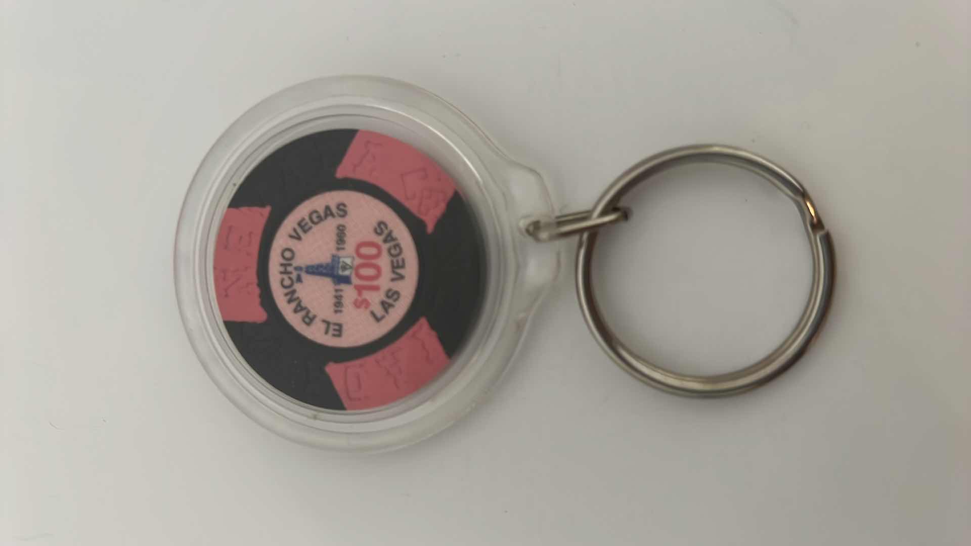 Photo 1 of EL RANCHO 1941-1960 $100 CASINO CHIP ON KEY CHAIN