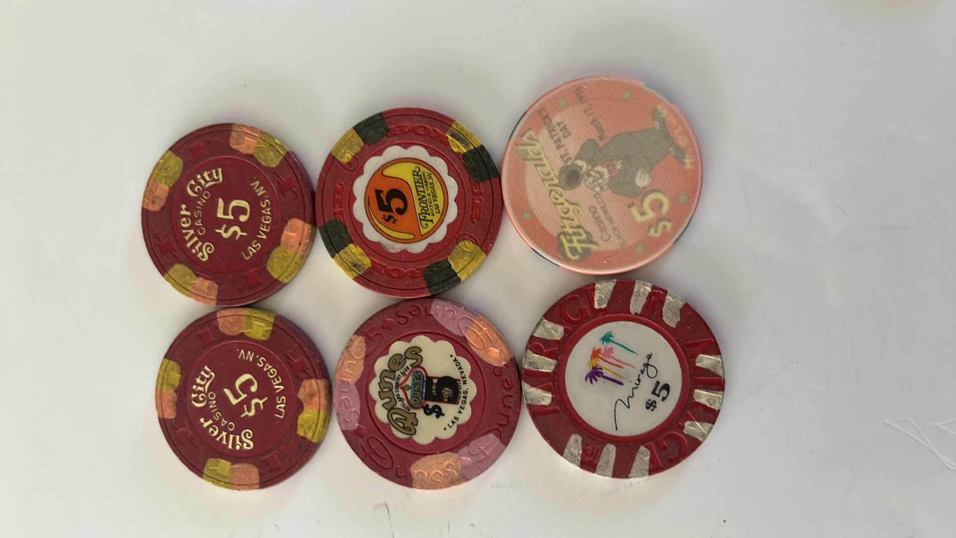 Photo 1 of 6- $5 HOTEL CASINO CHIPS