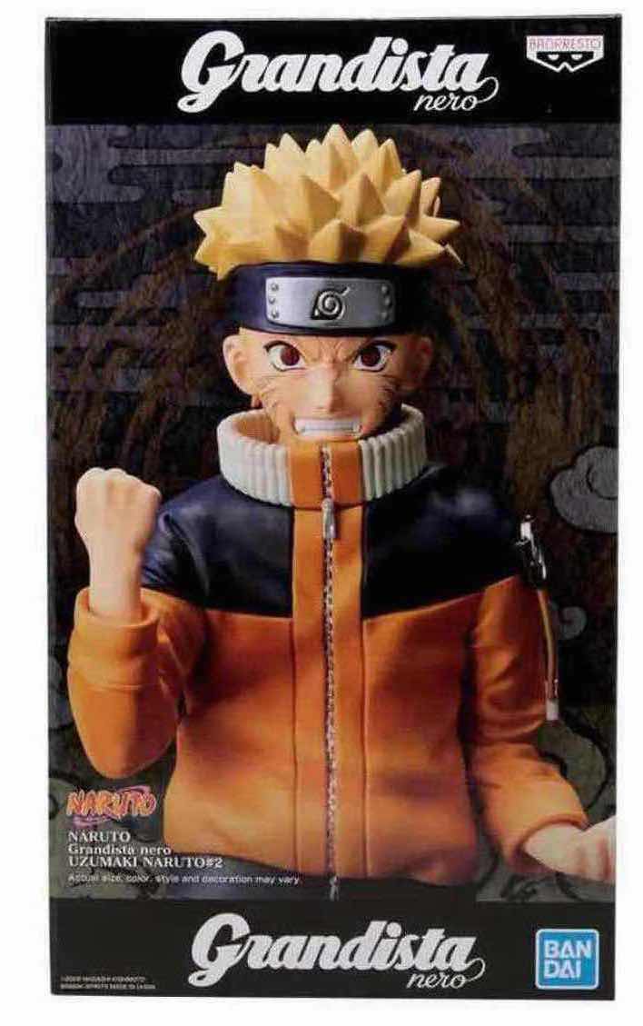 Photo 1 of NIB BANPRESTO NARUTO GRANDISTA NERO UZUMAKI NARUTO # 2 FIGURE - RETAIL PRICE $34.99