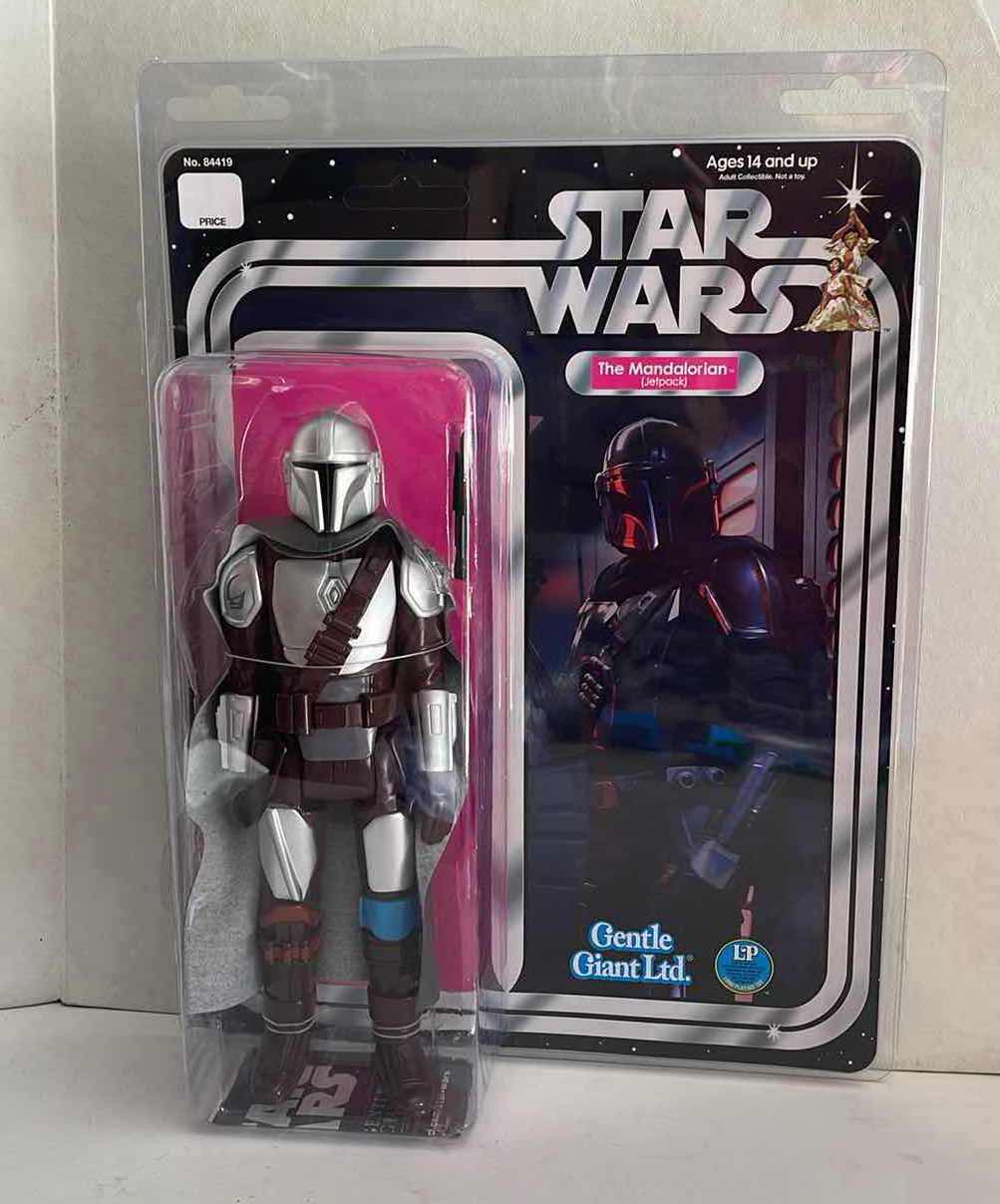 Photo 1 of NIB STAR WARS THE MANDALORIAN JETPACK JUMBO ACTION FIGURE - RETAIL PRICE $89.99