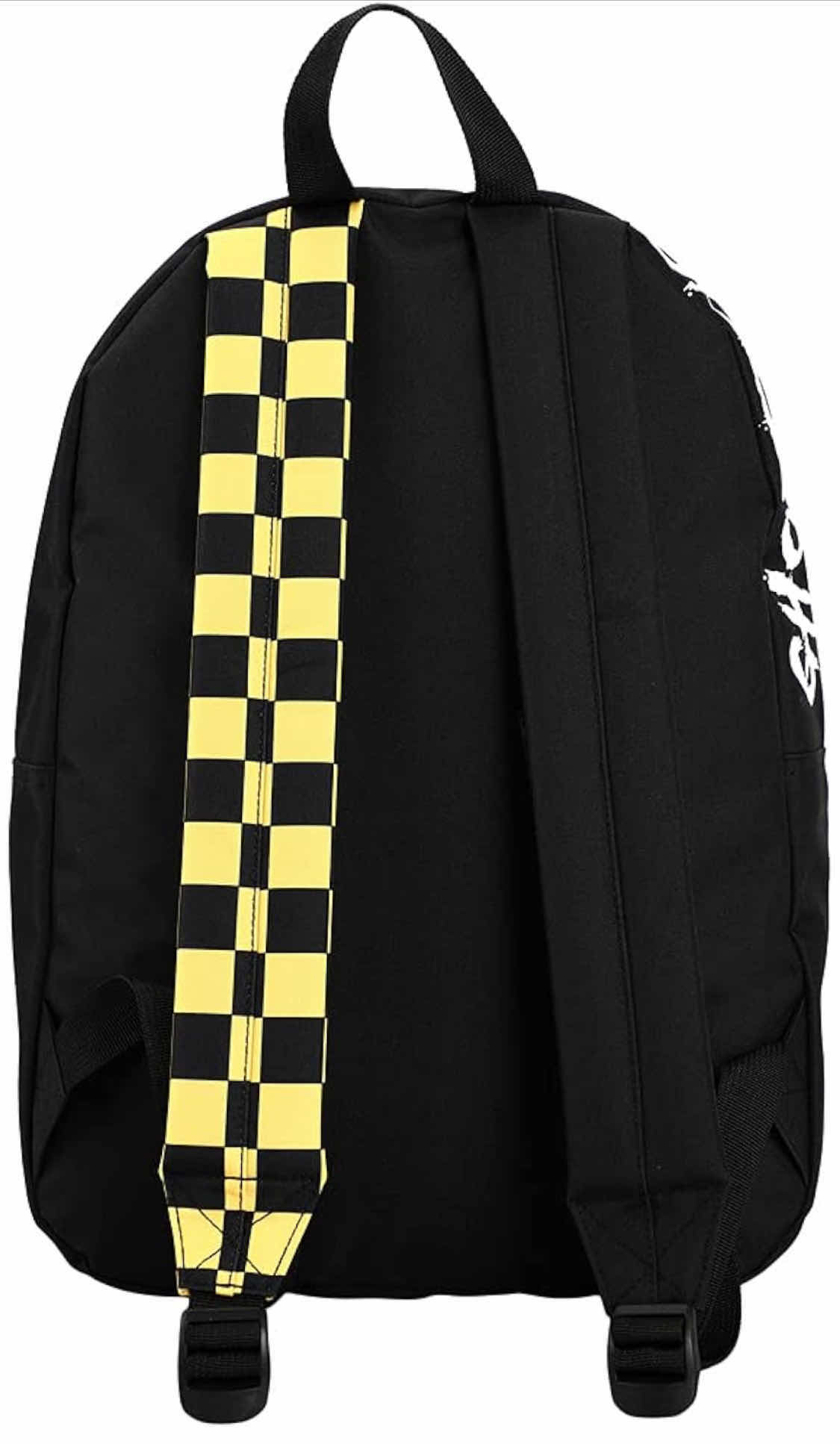 Photo 2 of NWT SCREAM CLASSIC HORROR MOVIE GHOST FACE CHARACTER CHECKERED BACKPACK W/ LAPTOP POCKET- RETAIL PRICE $ 49.99