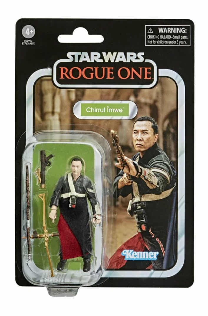 Photo 1 of NIB STAR WARS THE VINTAGE COLLECTION ROGUE ONE CHIRRUT IMWE ACTION FIGURE – RETAIL PRICE $19.99