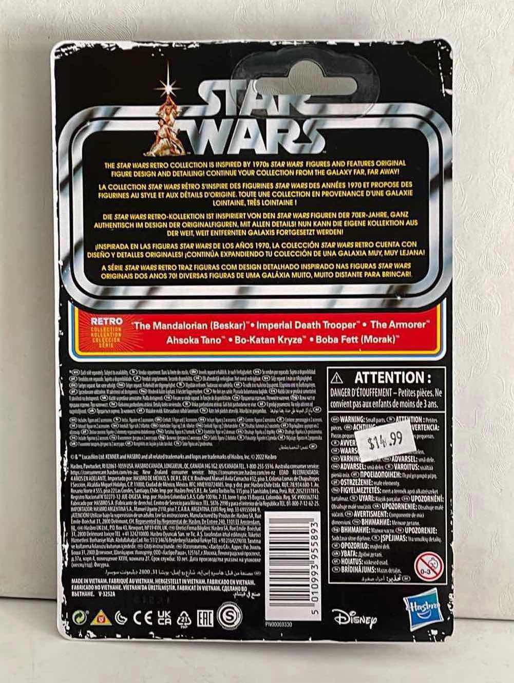 Photo 2 of NIB STAR WARS THE RETRO COLLECTION THE MANDALORIAN “THE ARMORER” ACTION FIGURE - RETAIL PRICE $14.99