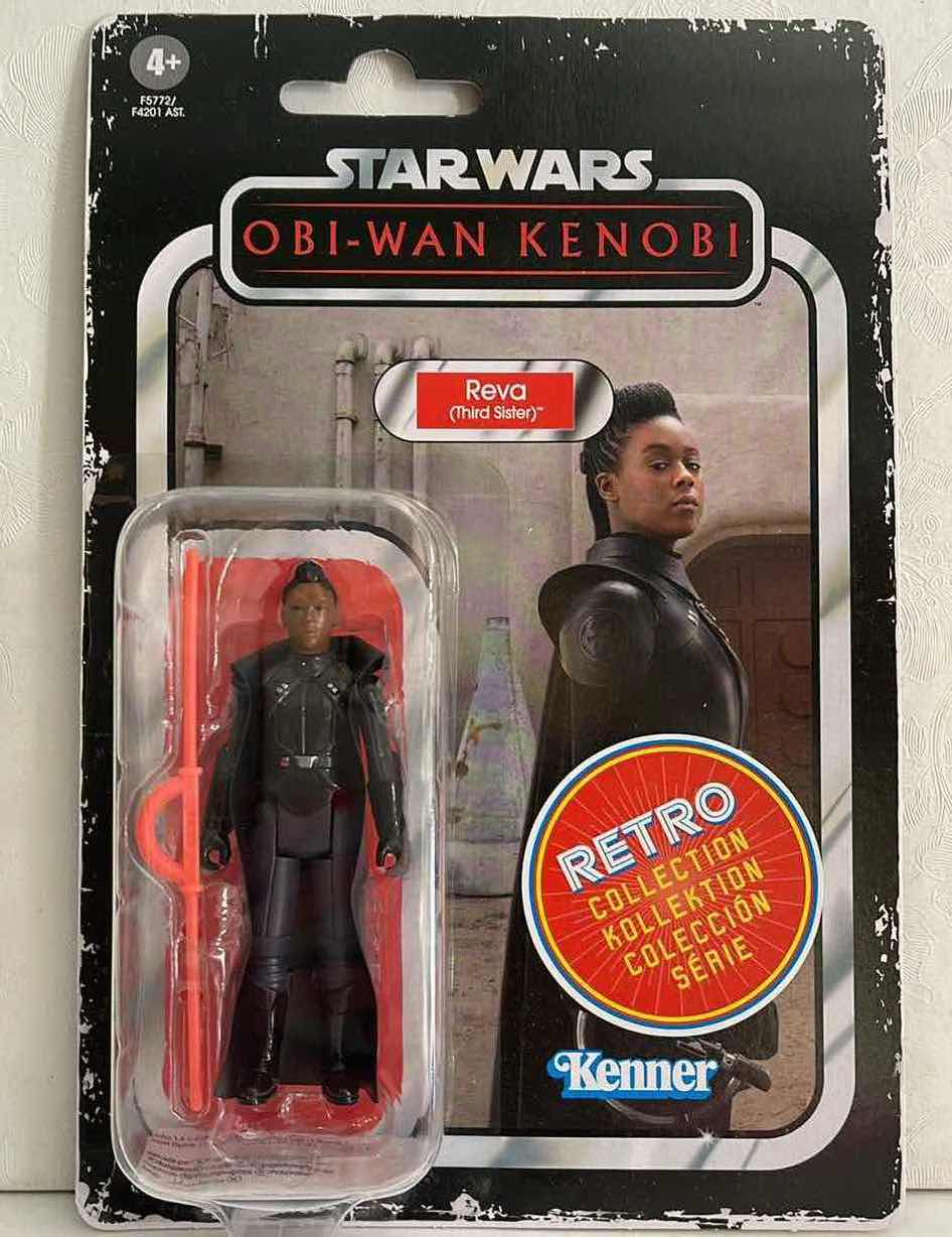 Photo 1 of NIB STAR WARS THE RETRO COLLECTION OBI-WAN KENOBI  “REVA/ THIRD SISTER ” ACTION FIGURE - RETAIL PRICE $14.99