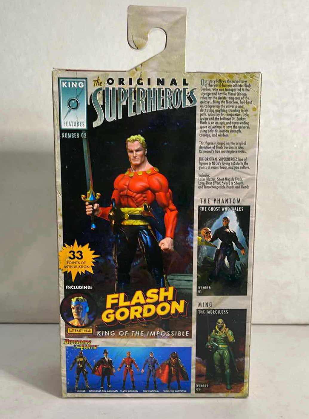 Photo 1 of NIB ORIGINAL SUPERHEROES KING FEATURES “KING OF THE IMPOSSIBLE ” ACTION FIGURE - RETAIL PRICE $34.99
