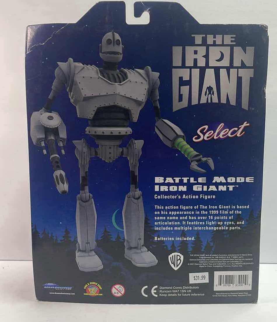 Photo 2 of NIB THE IRON GIANT BATTLE MODE IRON GIANT COLLECTOR ACTION FIGURE- RETAIL PRICE $31.99