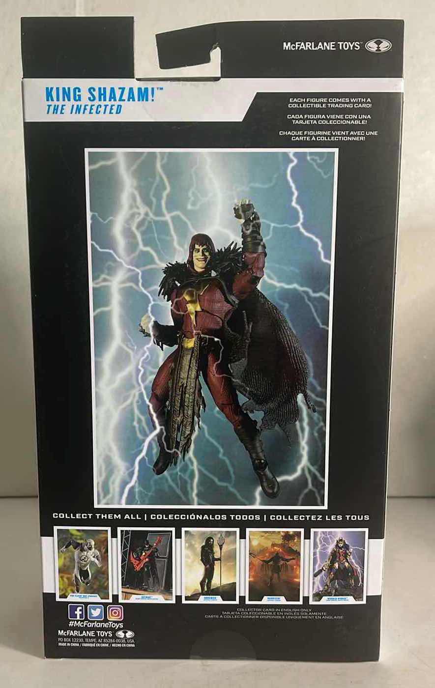 Photo 2 of NIB DC MULTIVERSE THE INFECTED “KING SHAZAM” ACTION FIGURE- RETAIL PRICE $22.99