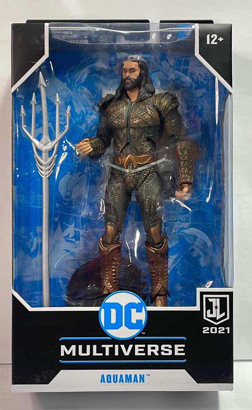 Photo 1 of NIB DC MULTIVERSE JUSTICE LEAGUE “AQUAMAN” ACTION FIGURE- RETAIL PRICE $21.99