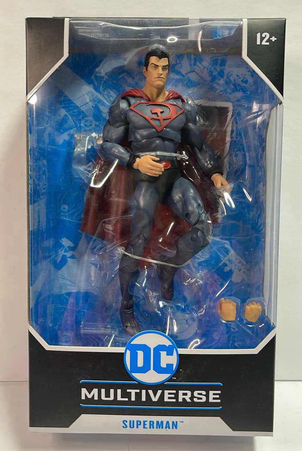 Photo 1 of NIB DC MULTIVERSE DC RED SON “SUPERMAN” ACTION FIGURE- RETAIL PRICE $15.00