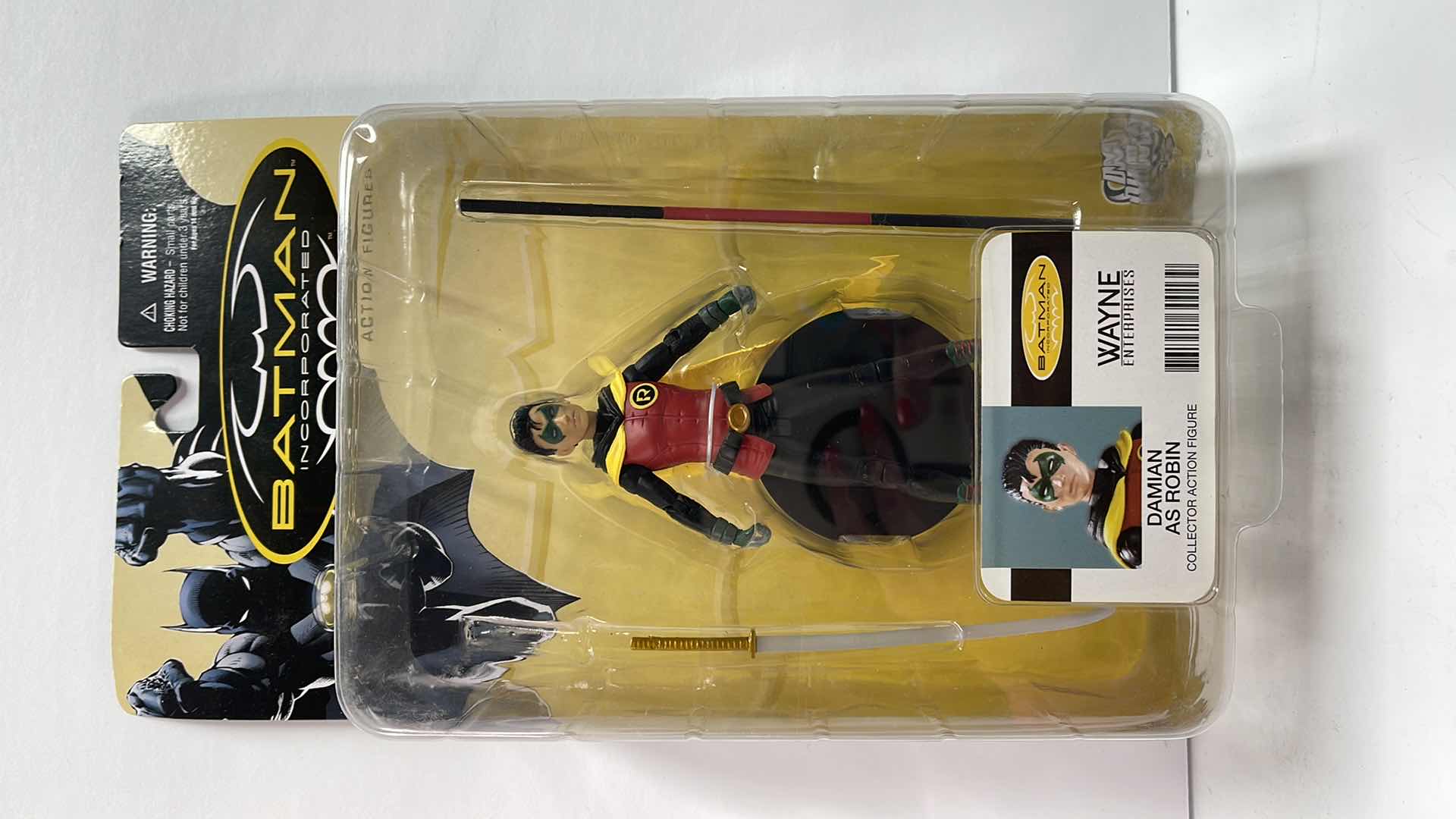 Photo 1 of NIB BATMAN INCORPORATED “DAMIAN AS ROBIN ‘ COLLECTOR ACTION FIGURE-RETAIL PRICE - $69.99