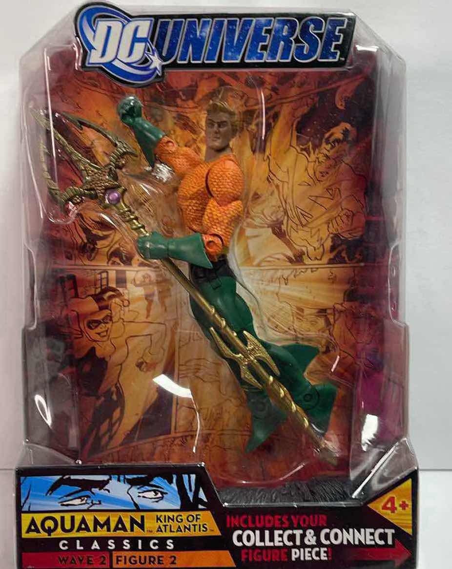 Photo 1 of DC UNIVERSE CLASSICS “AQUAMAN” WAVE 2 FIGURE #- RETAIL PRICE $23.99