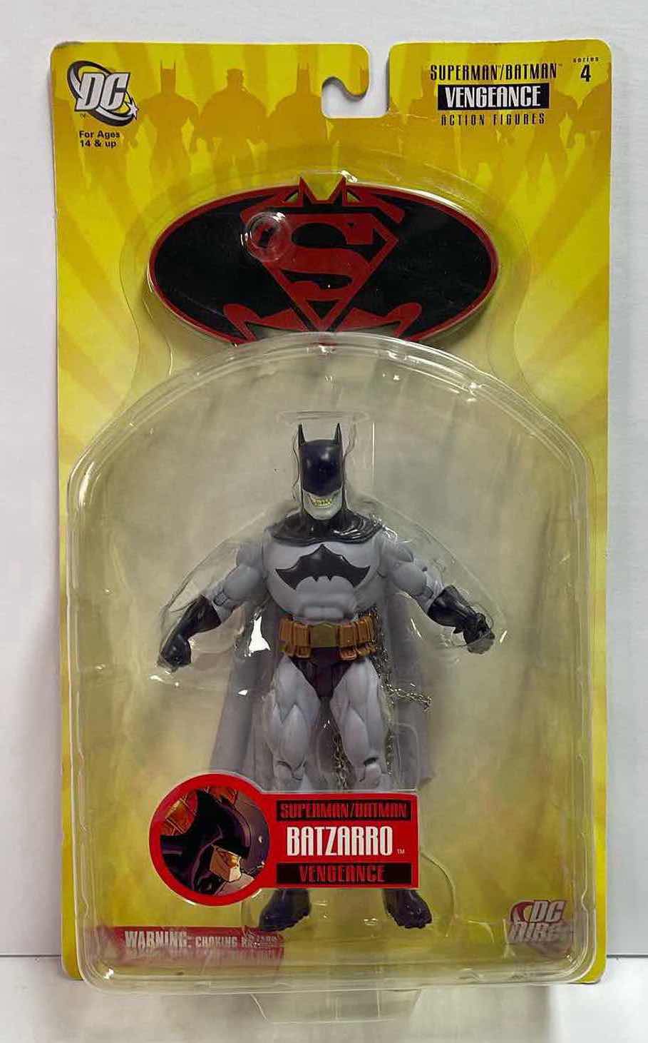 Photo 1 of NIB DC DIRECT SUPERMAN / BATMAN VENGEANCE “BATZARRO” ACTION FIGURE- RETAIL PRICE $24.99