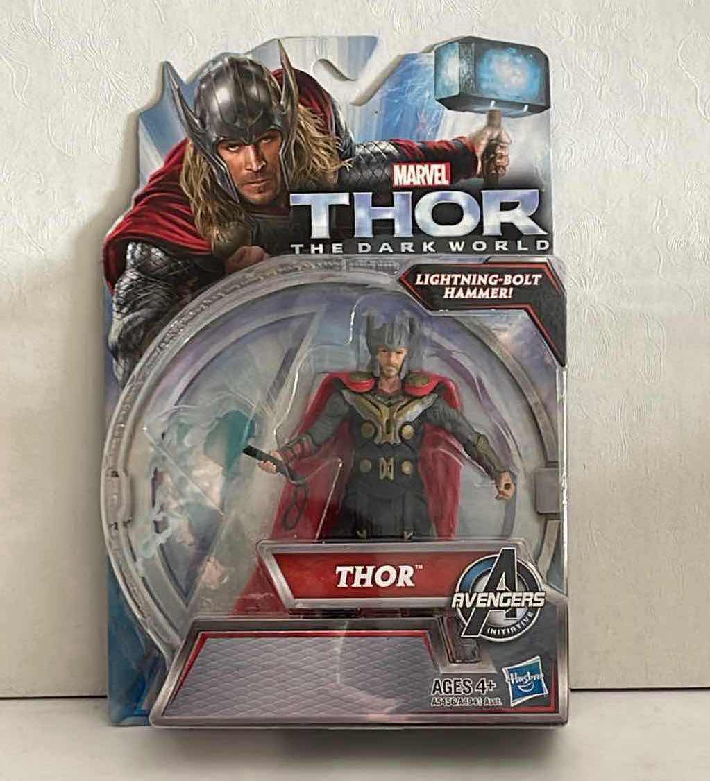 Photo 1 of NIB THOR THE DARK WORLD “THOR WITH LIGHTNING-HAMMER” ACTION FIGURE - RETAIL PRICE $49.99