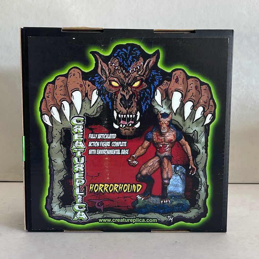 Photo 2 of NIB SIGNED HORRORHOUND CREATUREPLICA ACTION FIGURE- RETAIL PRICE $45.00