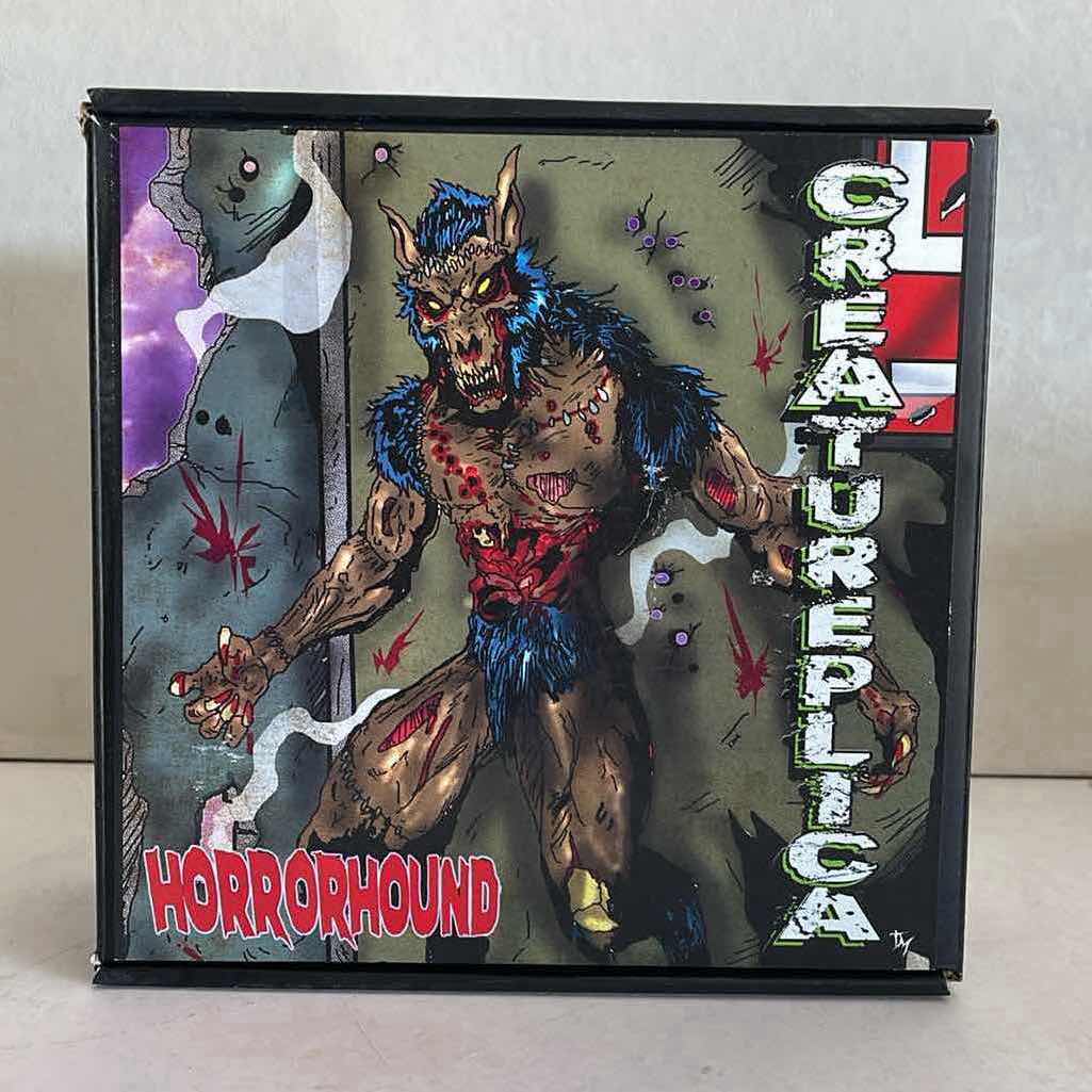 Photo 1 of NIB SIGNED HORRORHOUND CREATUREPLICA ACTION FIGURE- RETAIL PRICE $45.00