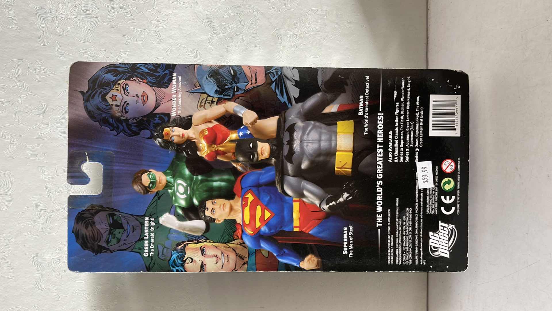 Photo 2 of NIB JUSTICE LEAGUE SUPERMAN - RETAIL PRICE $59.99